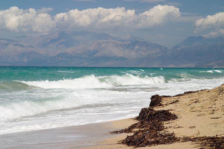 Strand von Acharavi (Korfu - Strandwanderung)