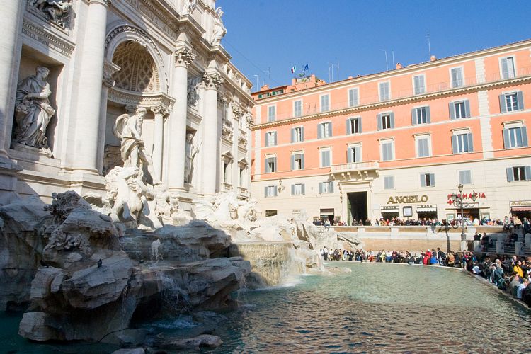 Trevi-Brunnen (Rom - 12. Mrz)