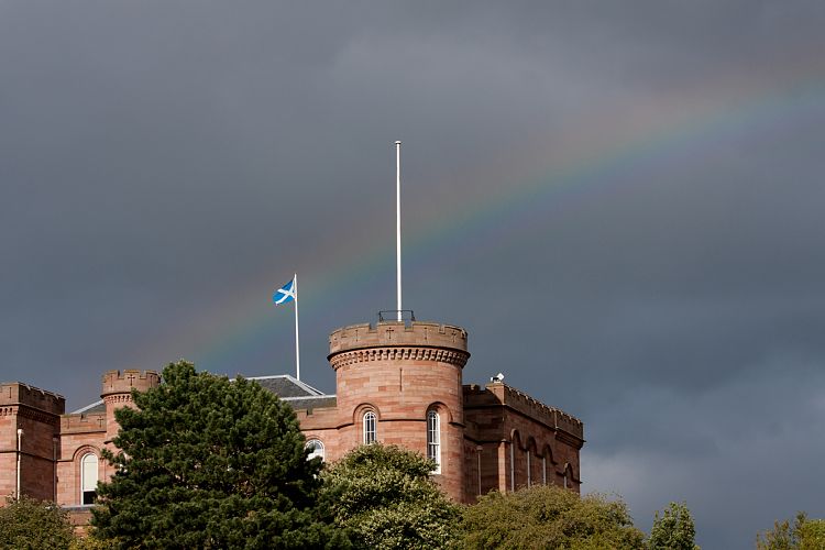 Inverness Castle (Schottland - Laide - Inverness)