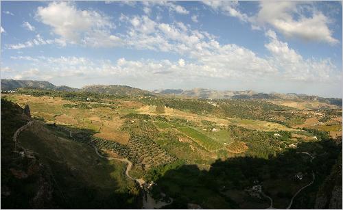 Panorama Die Umgebung von Ronda Panorama Die Umgebung von Ronda