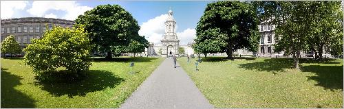 Panorama Dublin - Trinity College Panorama Dublin - Trinity College