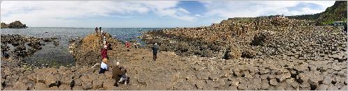 Panorama Giant's Causeway Panorama Giant's Causeway