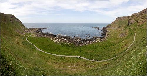 Panorama Giant's Causeway Panorama Giant's Causeway