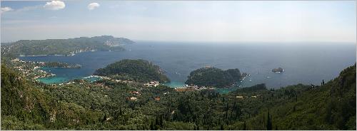 Panorama Paleokastritsa Panorama Paleokastritsa