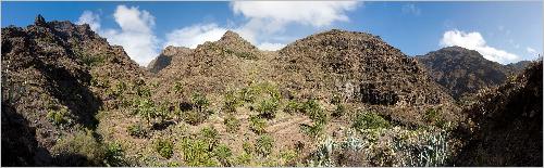 Panorama Wanderung zum Wasserfall im Valle Gran Rey Panorama Wanderung zum Wasserfall im Valle Gran Rey