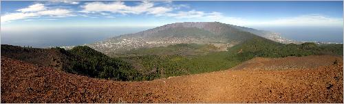 Panorama Gipfel des Birigoyo Richtung Caldera Panorama Gipfel des Birigoyo Richtung Caldera
