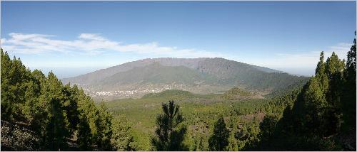 Panorama Oberhalb El Pilar Richtung Caldera Panorama Oberhalb El Pilar Richtung Caldera